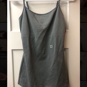 Grey/green tank top
